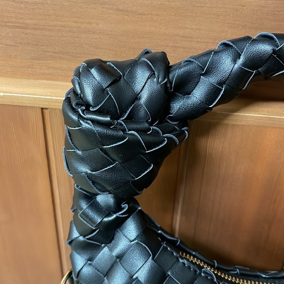 Ophelia Roe Black Knotted Handle Bag Purse NWT - Picture 9 of 10